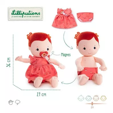 Dua lalka dzidziu Rose Lilliputiens
