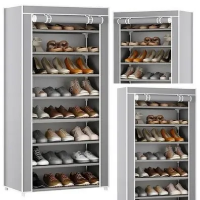 LeanToys Organizer 8-poziomowy na buty os�ona szara