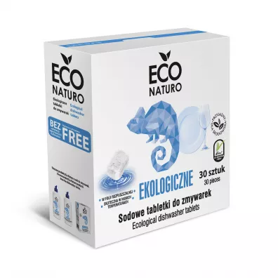 Eco Naturo Ekologiczne sodowe tabletki do zmywarki 30 szt.