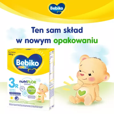 Bebiko Junior 3R Odywcza formua na bazie mleka dla dzieci powyej 1. roku ycia 350 g
