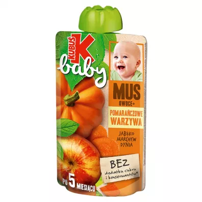 Kubu Baby Mus po 5 miesicu jabko-marchew-dynia 100 g