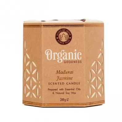 Song Of India Sojowa wieca zapachowa - Madurai Jasmine 200g 200 g