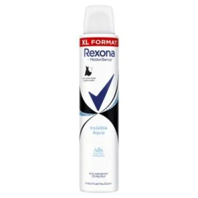 Rexona Women Invisible Aqua Dezodorant w sprayu dla kobiet 200 ml