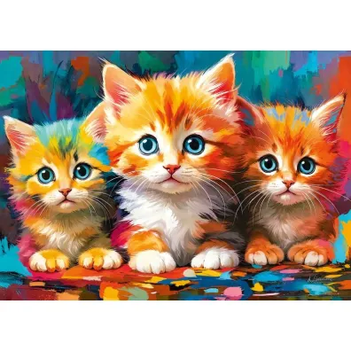 Puzzle 500 el. Three Little Hearts CherryPazzi