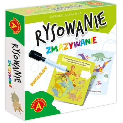 Rysowanie zmazywanie. Dinozaury Alexander