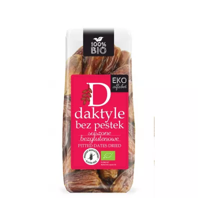 Eko Alfabet Daktyle bez pestek suszone bezglutenowe 150 g Bio