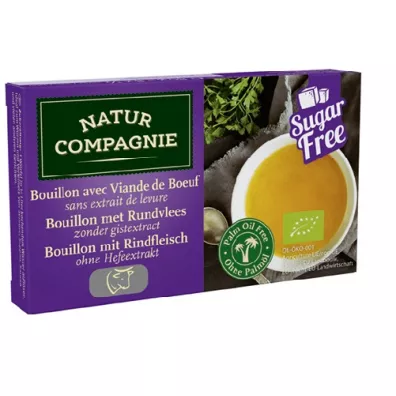 Natur Compagnie Bulion - kostki wo�owe bez dodatu cukr�w i dro�d�y 8 x 10 g Bio
