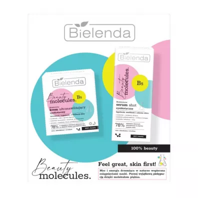 Bielenda Zestaw Beauty Molequles: Krem do twarzy + Serum do twarzy 50 ml + 30 ml
