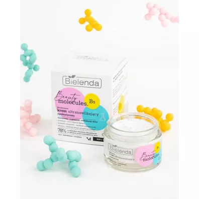 Bielenda Zestaw Beauty Molequles: Krem do twarzy + Serum do twarzy 50 ml + 30 ml