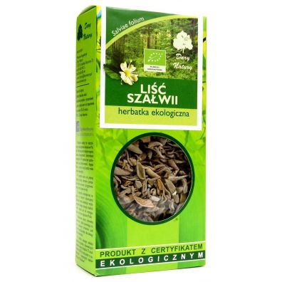 Dary Natury Herbatka liść szałwii 25 g Bio
