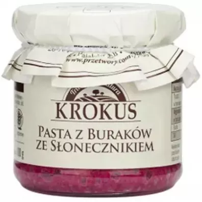 Krokus Pasta z burak�w ze s�onecznikiem bezglutenowa 180 g