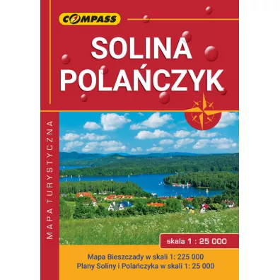 Mapa turystyczna Solina, Pola�czyk, Bieszczady 1:25000