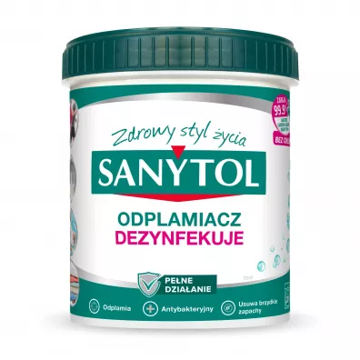 Sanytol Odplamiacz. Dezynfekuje i usuwa nieprzyjemne zapachy 450 g
