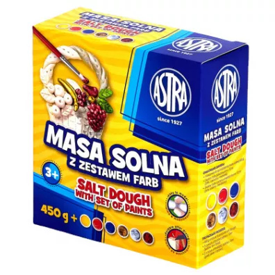 Astra Masa solna + farby do malowania 450g