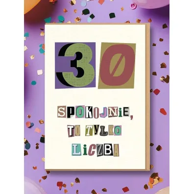 Nadwyraz.com Karnet Urodziny 30