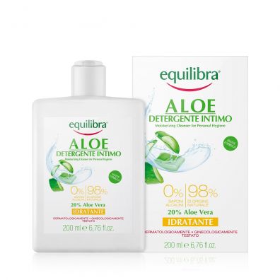 Equilibra Aloe Moisturizing Cleanser For Personal Hygiene nawilajcy el do higieny intymnej 200 ml