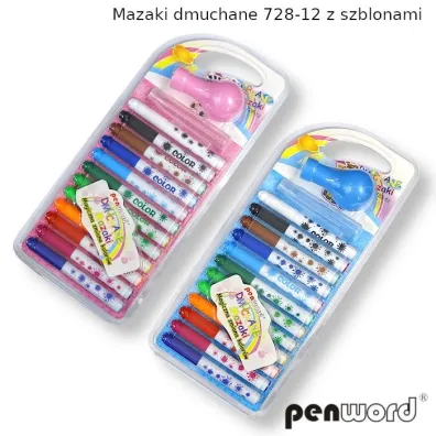 Polsirhurt Mazaki dmuchane + szablon 12 szt.