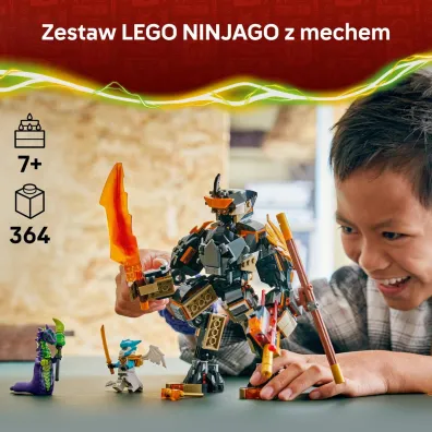LEGO Ninjago Mech specjalny Cole'a i Zane w smoczej zbroi 71854