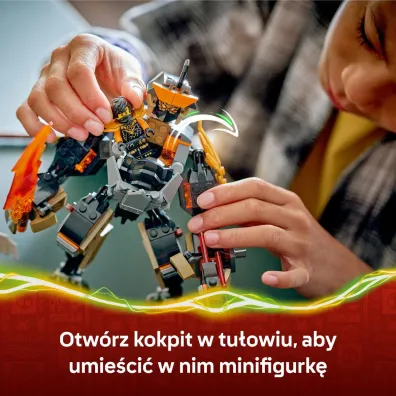 LEGO Ninjago Mech specjalny Cole'a i Zane w smoczej zbroi 71854