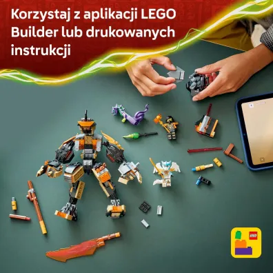 LEGO Ninjago Mech specjalny Cole'a i Zane w smoczej zbroi 71854