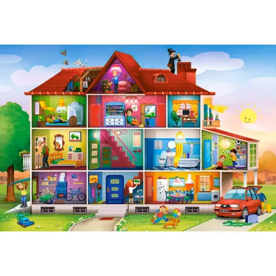 Puzzle maxi 40 el. House Life Castorland