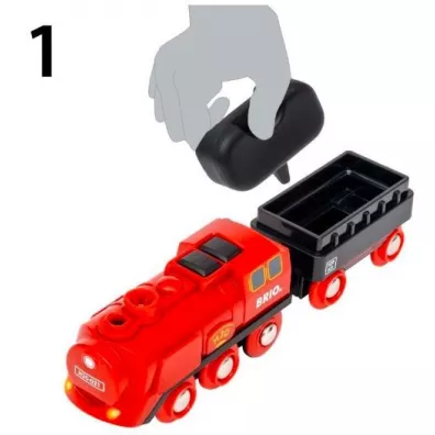 Brio Zestaw z kolejk� na par� na baterie Ravensburger