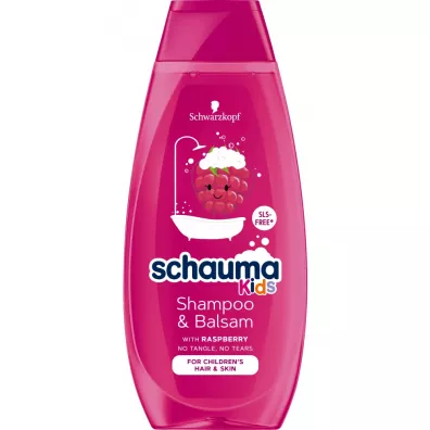 Schauma Kids szampon i od�ywka do w�os�w dla dziewczynek z ekstraktem z maliny 400 ml