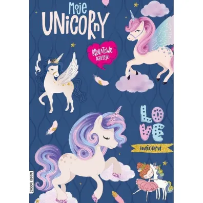 Moje unicorny. Brokatowe naklejki