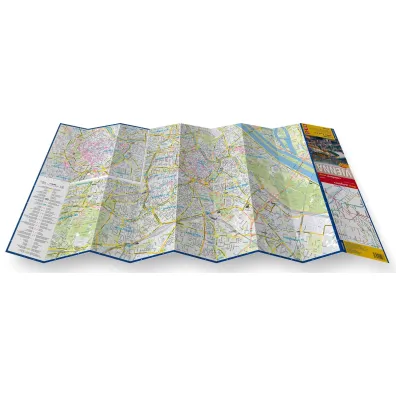 Vienna city street map 1:15 000 laminat 2025