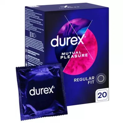 Durex Mutual Pleasure prezerwatywy z wypustkami z �elem Performa 20 szt.