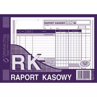 Michalczyk i Prokop RK Raport kasowy 411-3