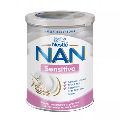 Nestle Nan Expert Sensitive mleko pocz�tkowe dla niemowl�t od urodzenia 400 g