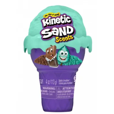 Kinetic Sand Pojemnik na lody mix 113g Spin Master