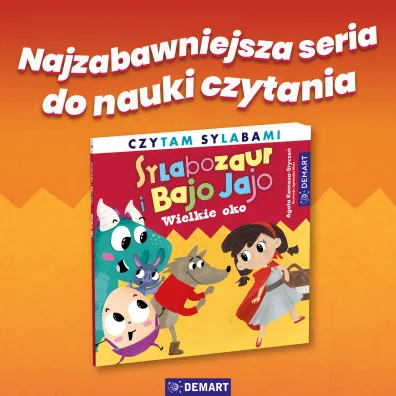Sylabozaur i Bajo Jajo. Czytam sylabami. Wielkie oko