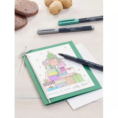 Faber-Castell Pisaki metaliczne Metallics 6 szt.