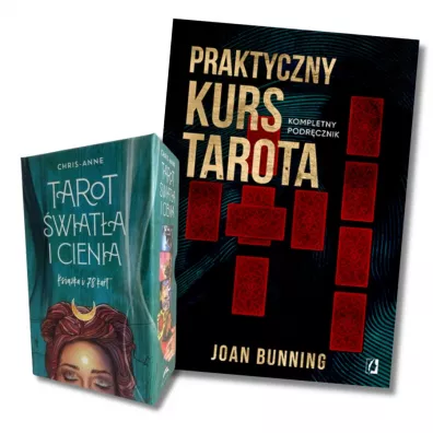 Zestaw Tarot �wiat�a i Cienia oraz ksi��ka Praktyczny Kurs Tarota