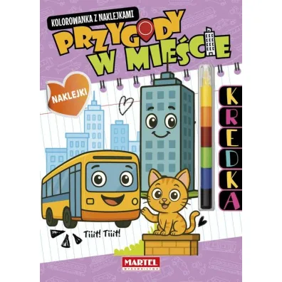 Modu�owa kredka. Przygody w mie�cie z naklejkami