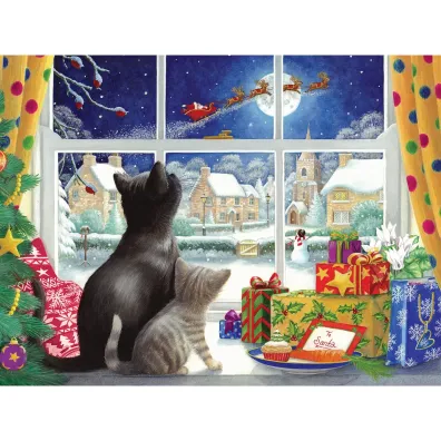 Puzzle 275 XL Czekaj�c na �wi�tego Miko�aja 113764 Cobble Hill