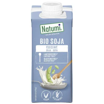 Natumi Zag�szczony produkt sojowy do gotowania i pieczenia bezglutenowy Zestaw 3 x 200 ml Bio