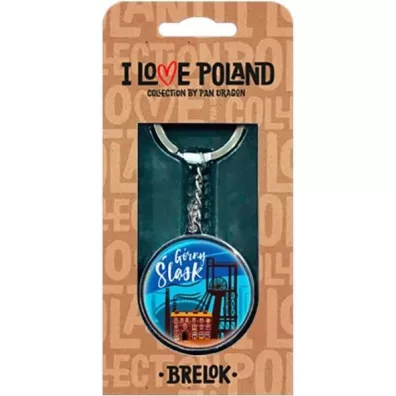 Pan Dragon Brelok I love Poland Grny lsk ILP-BRE-A-KAT-02