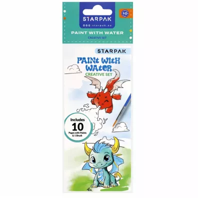 Zestaw kreatywny do kolorowania malowanie wod�   p�dzelek Boy STARPAK 529935