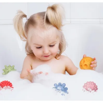 Sensorki Tullo Pi�ki sensoryczne 5 szt. bez dziurki pastelowe