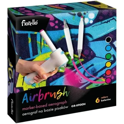 Fiorello Airbrush d�ugopisy do malowania w sprayu 6 szt.