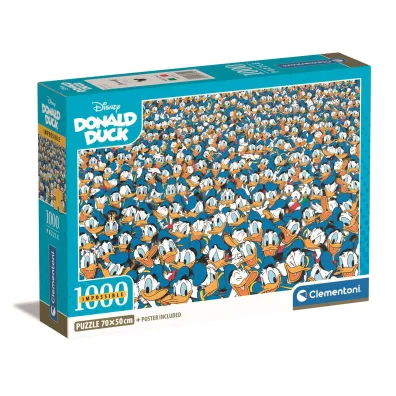 Puzzle 1000 el. Compact Impossible Puzzle! Donald Duck Clementoni
