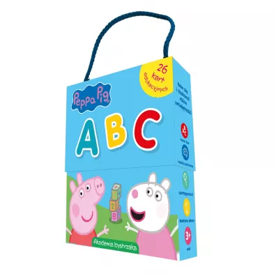 �winka Peppa. ABC. Karty edukacyjne w pude�ku z r�czk� - Monika Kiersnowska