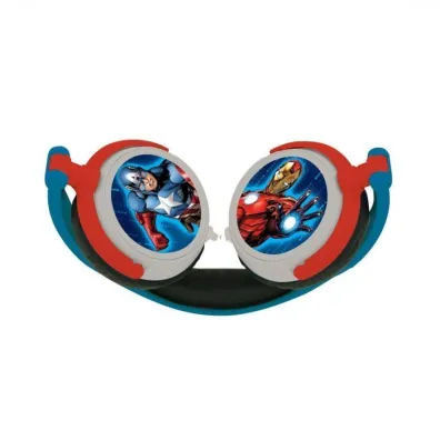 Sk�adane s�uchawki przewodowe stereo Avengers z g�o�no�ci� bezpieczn� dla dzieci Lexibook HP010AV