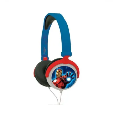 Sk�adane s�uchawki przewodowe stereo Avengers z g�o�no�ci� bezpieczn� dla dzieci Lexibook HP010AV