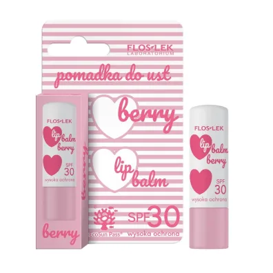 Floslek Lip Care Berry pomadka do ust SPF30 4 g
