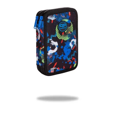 CoolPack Pi�rnik podw�jny z wyposa�eniem Jumper 3 Football Blue
