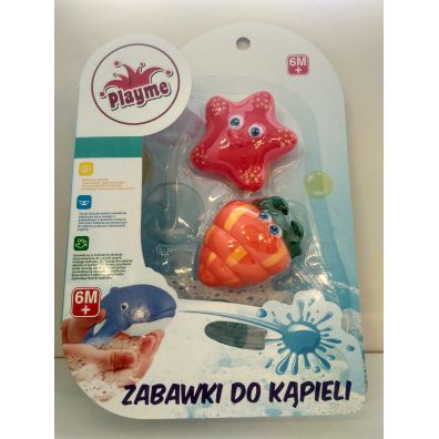 Zabawki do kpieli dla maluchw Playme Rozgwiazda Brimarex